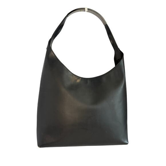 Gucci Elegant Simplicity Vintage Matte Black Leather Shoulder Bag | EUC - Picture 1 of 16